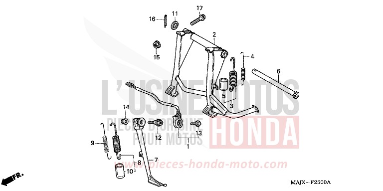 STAND for Pan-European ABS SIENA GOLD METALLIC (Y158) from 1999
